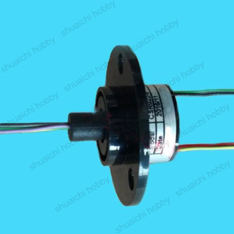 1 قطعة 6CH 2A 5A 15A 20A 6 أسلاك 12.7/25.4/38.1/50 مللي متر رمح مجوف الانزلاق موصل جامع الروتاري المشترك زلة حلقة ماكس 600 دورة في الدقيقة #5