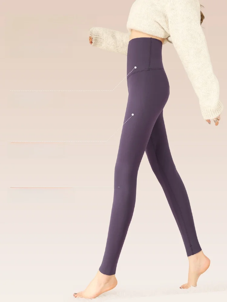 Thiened Fce-Damen-Arche-Hose mit hoher Taille, Yoga-Hose, Po-Lifting, lange Hose, Nylon-Spandex, lässiger Bot