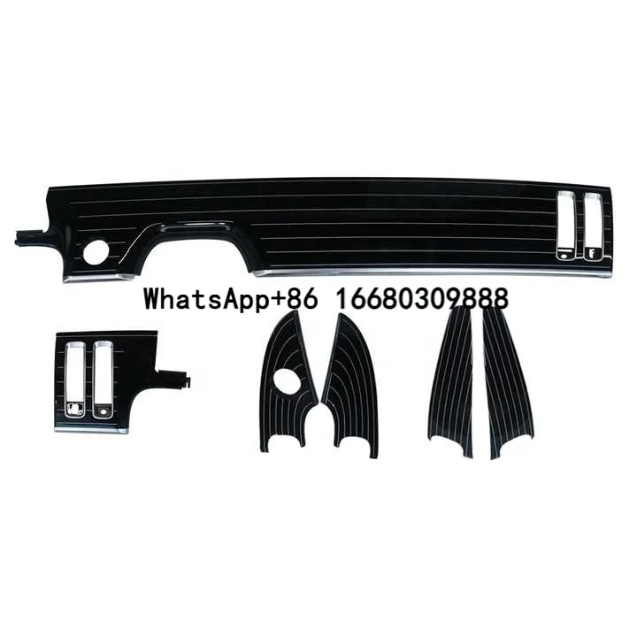 

W223 S-Class Piano Black Trim Kit - Carbon Fiber Interior Panels, Plug-and-Play for Edition
