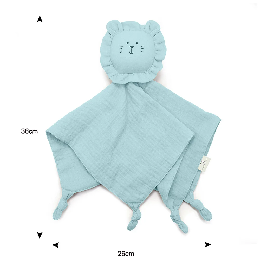 Plush Toys  Saliva towel Ragdolls Kids Cute Babies Towels For baby Cartoon Gifts Little Lion Dolls Toys Baby safty blanket Soft