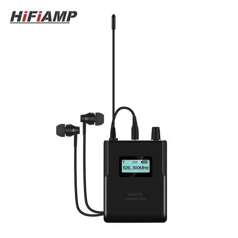 ANLEON S2R 526-535MHz/561-568MHz/670-680MHz/863-865MHz in Ear Monitor Receiver Wireless IEM Receiver for ANLEON S2 IEM System