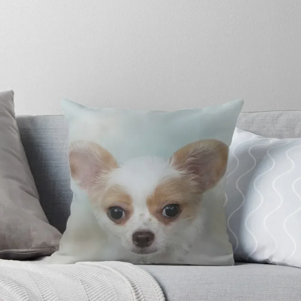 

Brown and White Chihuahua Puppy 01 Throw Pillow Rectangular Cushion Cover Christmas Covers Pillowcase Cushion pillow