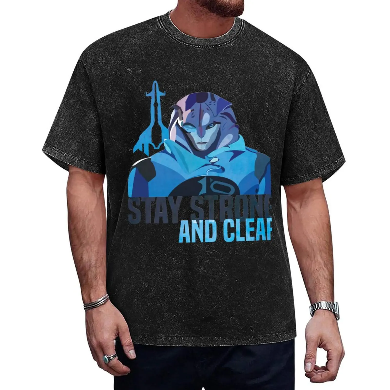 

Jaal Mass Effect Andromeda T-Shirt blanks vintage clothes blue lock men clothings