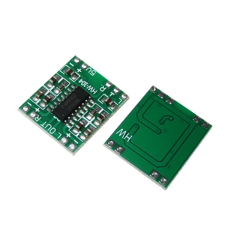 5PCS PAM8403 Super mini digital amplifier board 2 * 3W Class D digital amplifier board efficient 2.5 to 5V USB power supply