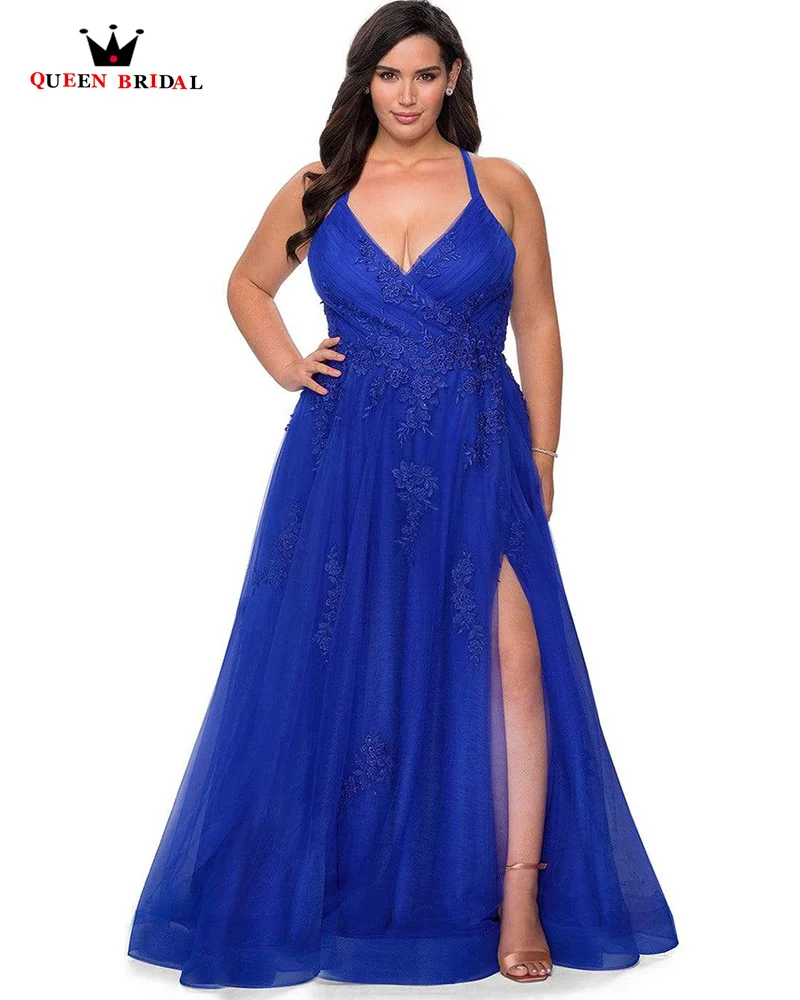 

Шифоновые красные вечерние платья для женщин 2023, большие размеры, сексуальные халаты с v-образным вырезом и высоким разрезом, на тонких бретельках A-LINE, на заказ QW40