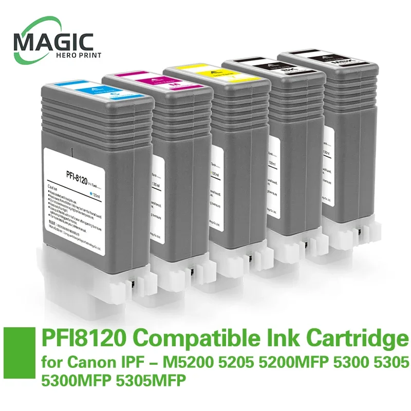 

PFI-8120 pfi 8120 Compatible Ink Cartridge With Pigment Ink for Canon IPF - M5200 5205 5200MFP 5300 5305 5300MFP 5305MFP