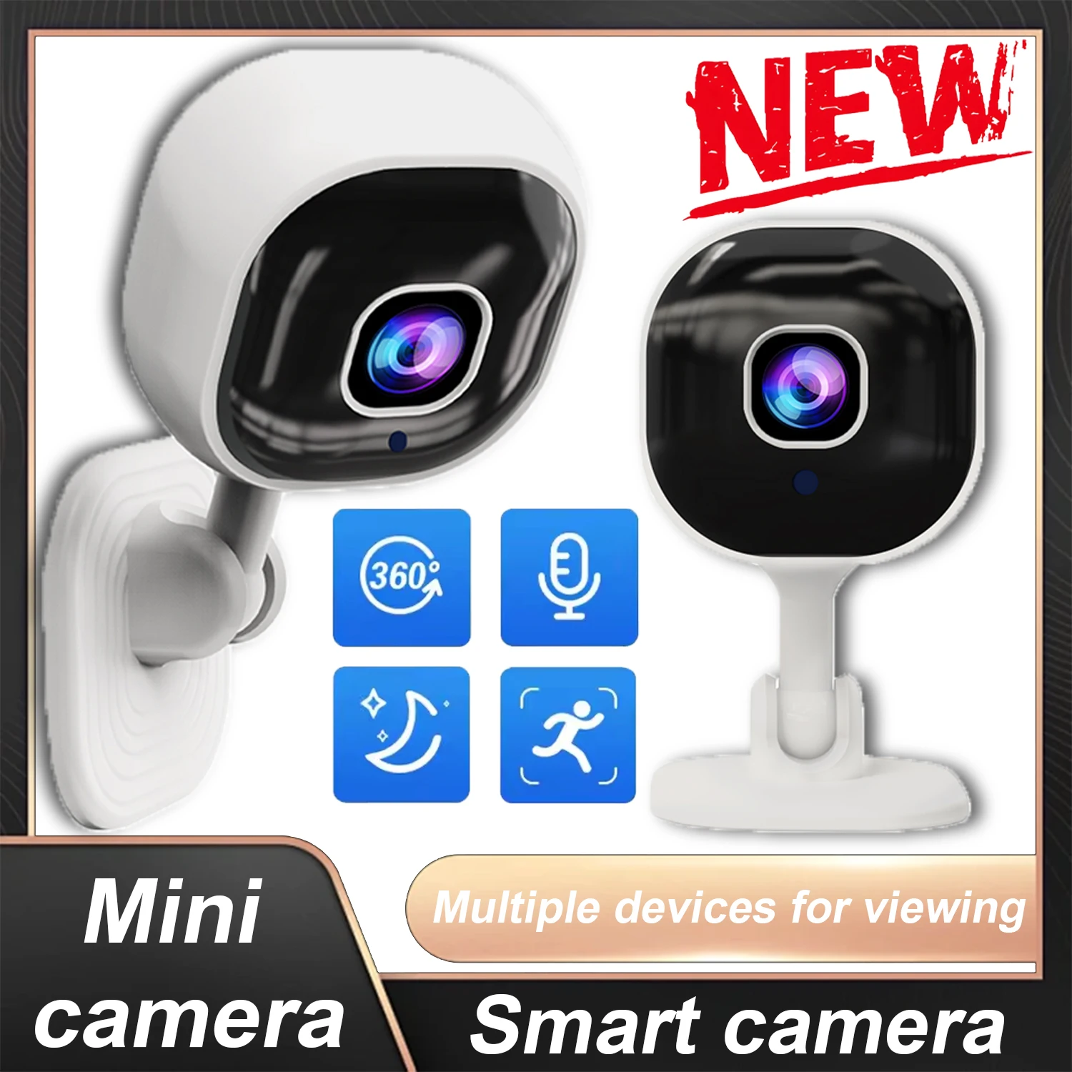 

A3 Mini Camera WiFi Wireless Security Protection Remote Monitor Camcorders Video Surveillance Smart Home Voice Intercom HD Camer