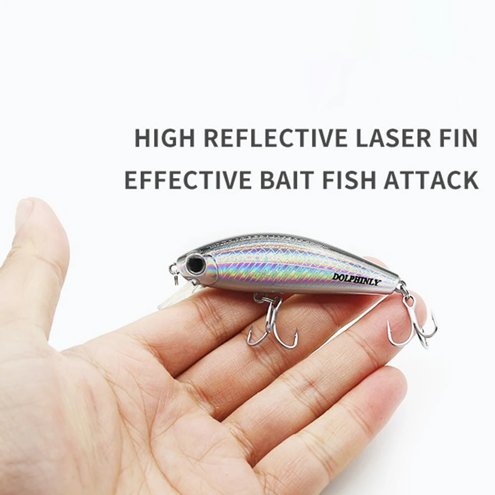 Sinking Minnow Fishing Lures 11g Long-range Cast Wobbler Treble Hooks Hard Swimbait Artificial Bait Fishing Tackle Pesca Lure - view 2