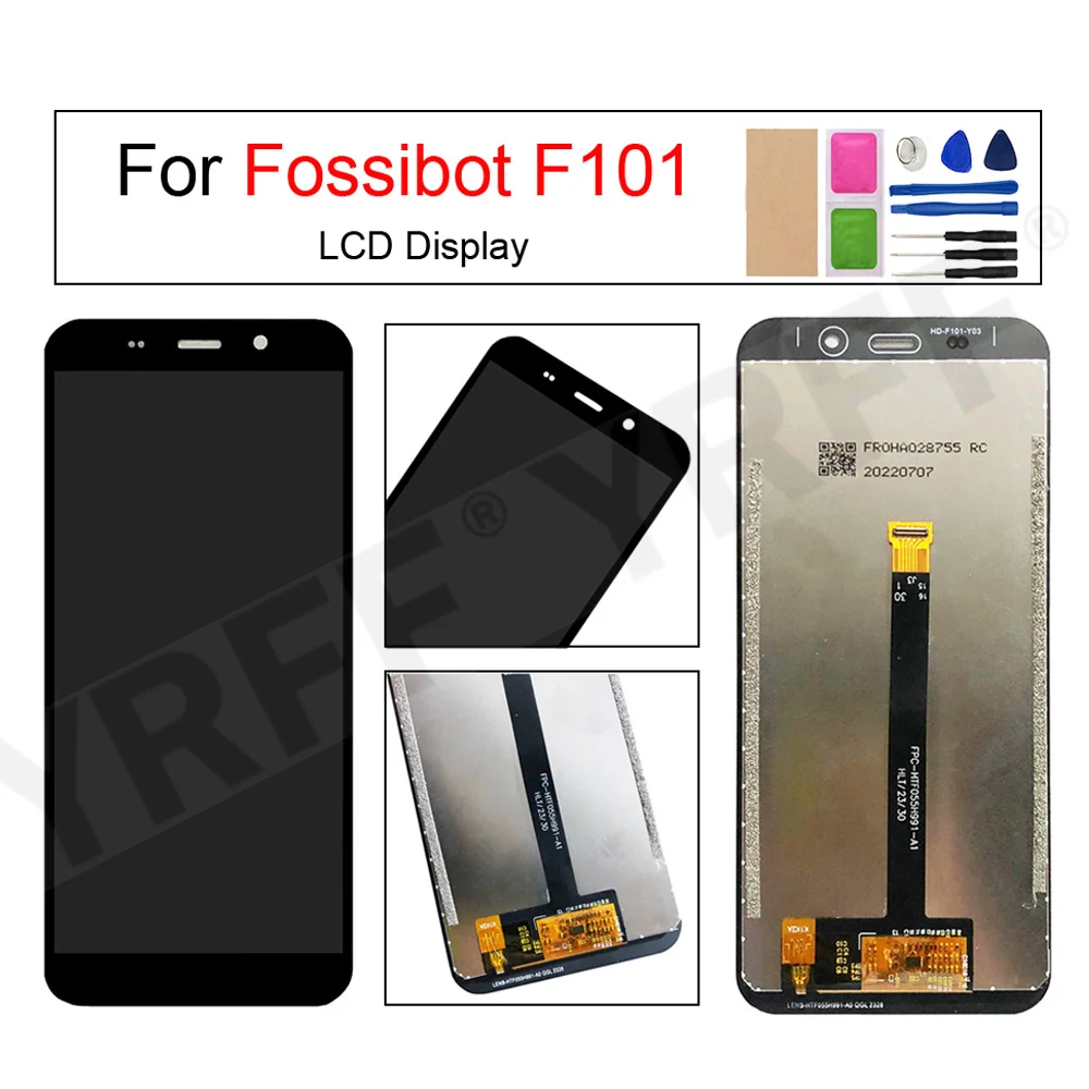 

LCD Display and Touch Screen Digitizer Assembly,for Fossibot F101,LCD Screen,Phone Repair Parts