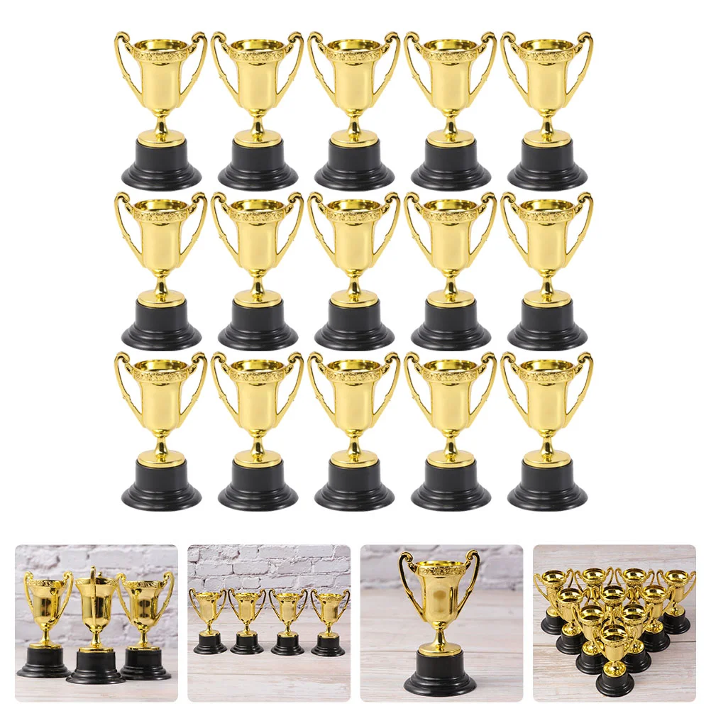 30 Pcs Trophy Prizes Toys for Kids Reward Inflatable Mini Model Cup Funny Plastic Child