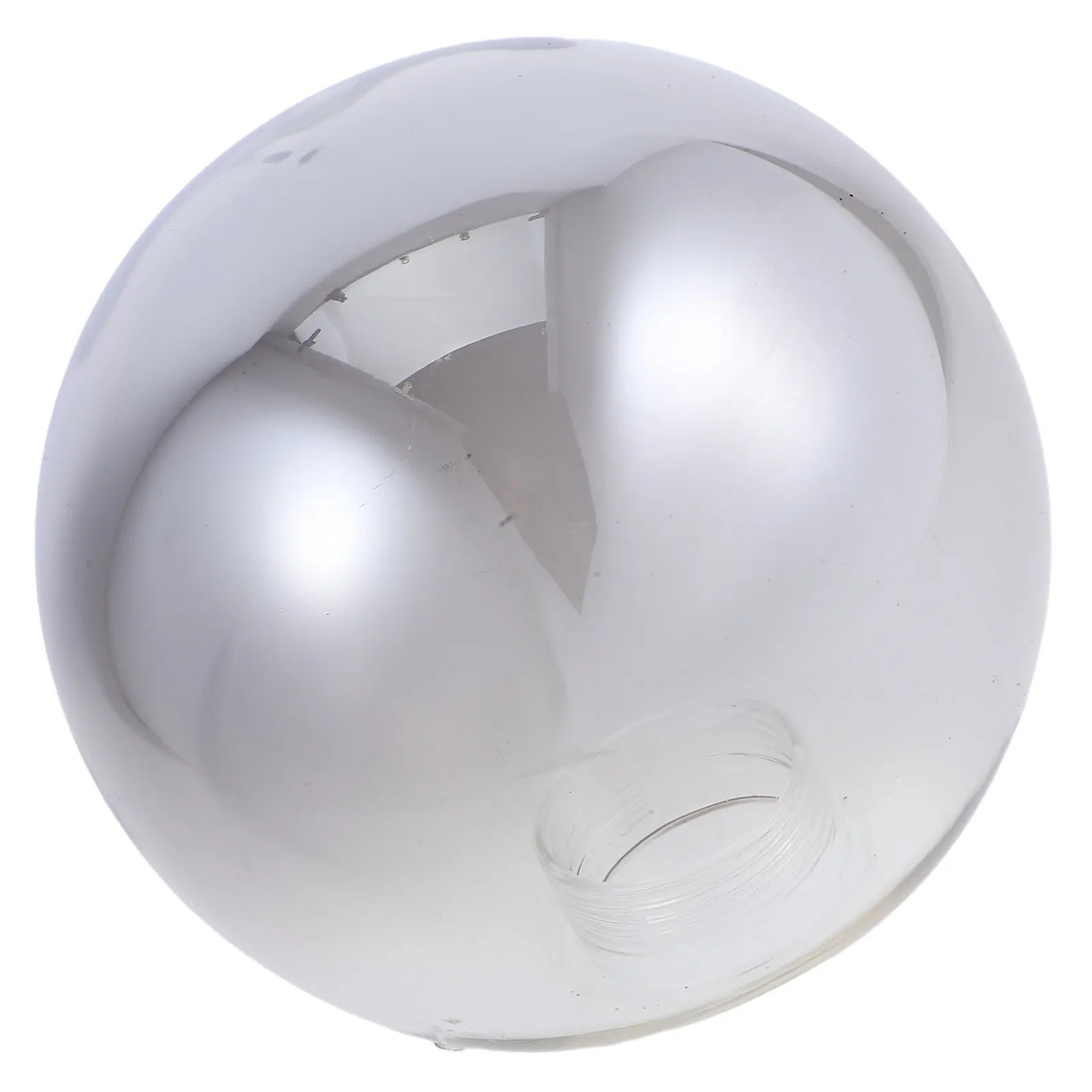 Glass Globe Lamp Shade Replacement for E27 Base Clear High Borosilicate Glass Ball Pendant Light Fixture Decorative Round Sphere