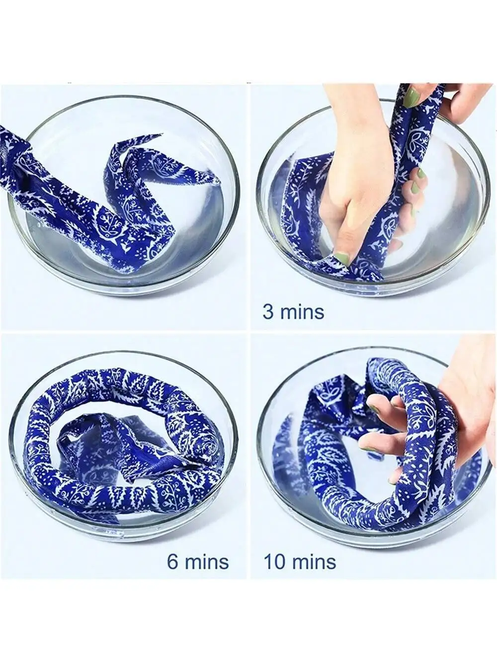 冷却アイスタオル タオル 冷却バンダナ アイススポーツタオル 夏用冷却タオル ミスギフト ネック