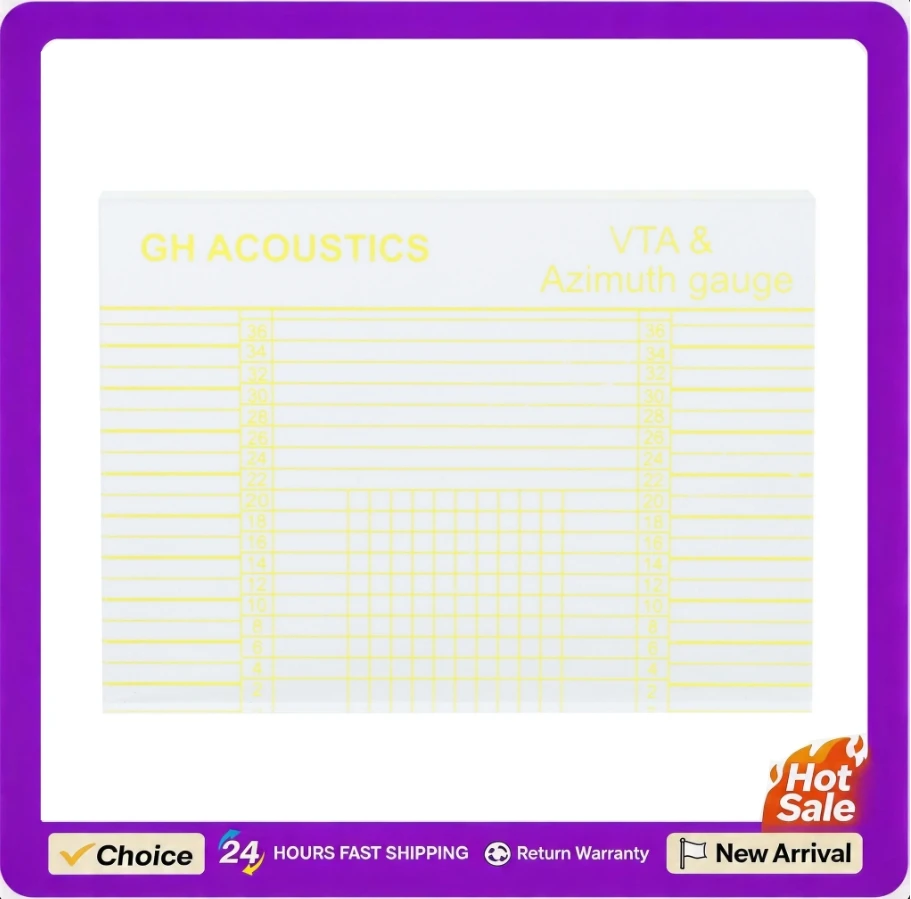 VTA Azimuth Gauge Headshell Alignment Block Tonearm VTA Balance and Azimuth Adjustment Ruler Audio Record Player Parts