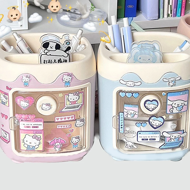

Держатель для ручек Kawaii, Настольный ящик для хранения кистей для макияжа, держатель для ручек, подарки