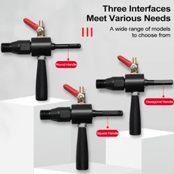Electric Hammer Water Injector Connecting Rod Adding Device Water Drilling Rig Conversion Head Connection Tool for Home Repair