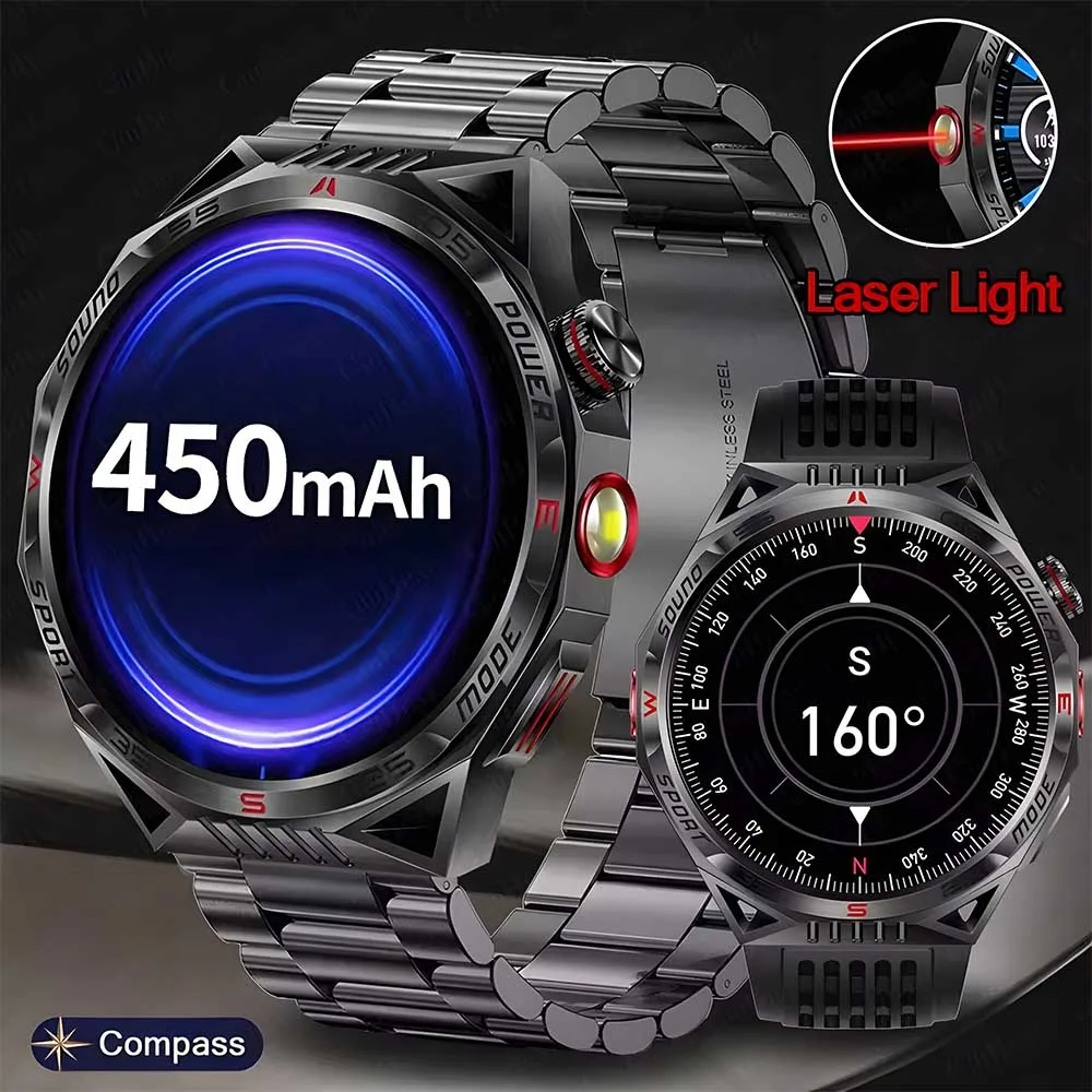 New GPS Smart Watch Men Multifunctional Sports Fitness Tracker 450 Mah Battery 1.85 Inch HD Display smart watchs 2024 for Xiaomi