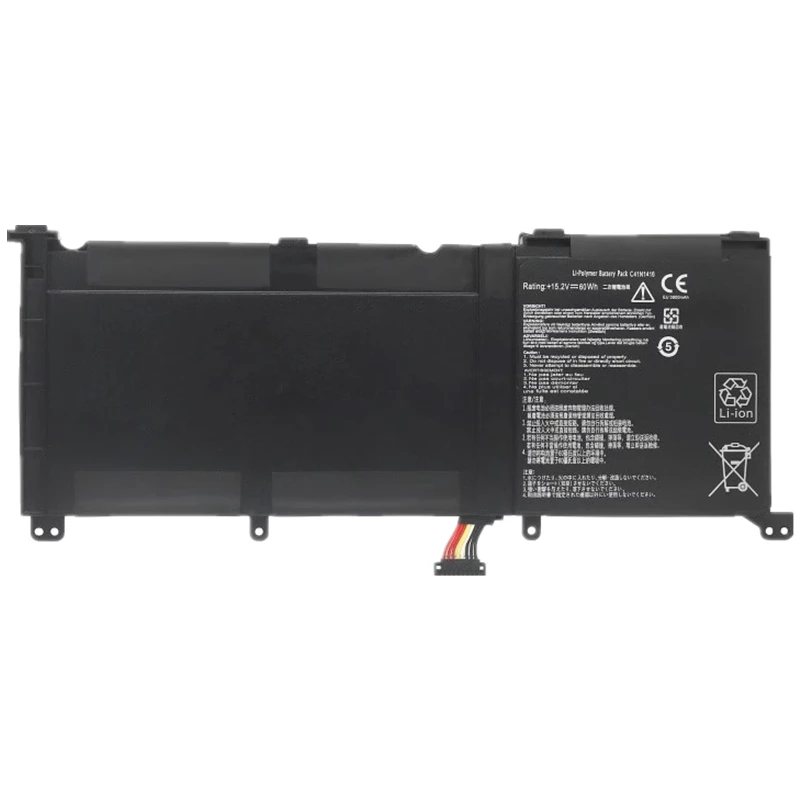 SupStone C41N1416 C41N1524 Laptop Battery For Asus ZenBook Pro UX501JW G501JW N501JW G60V G601JW UX501V 0B200-01250100 01250000 image 4