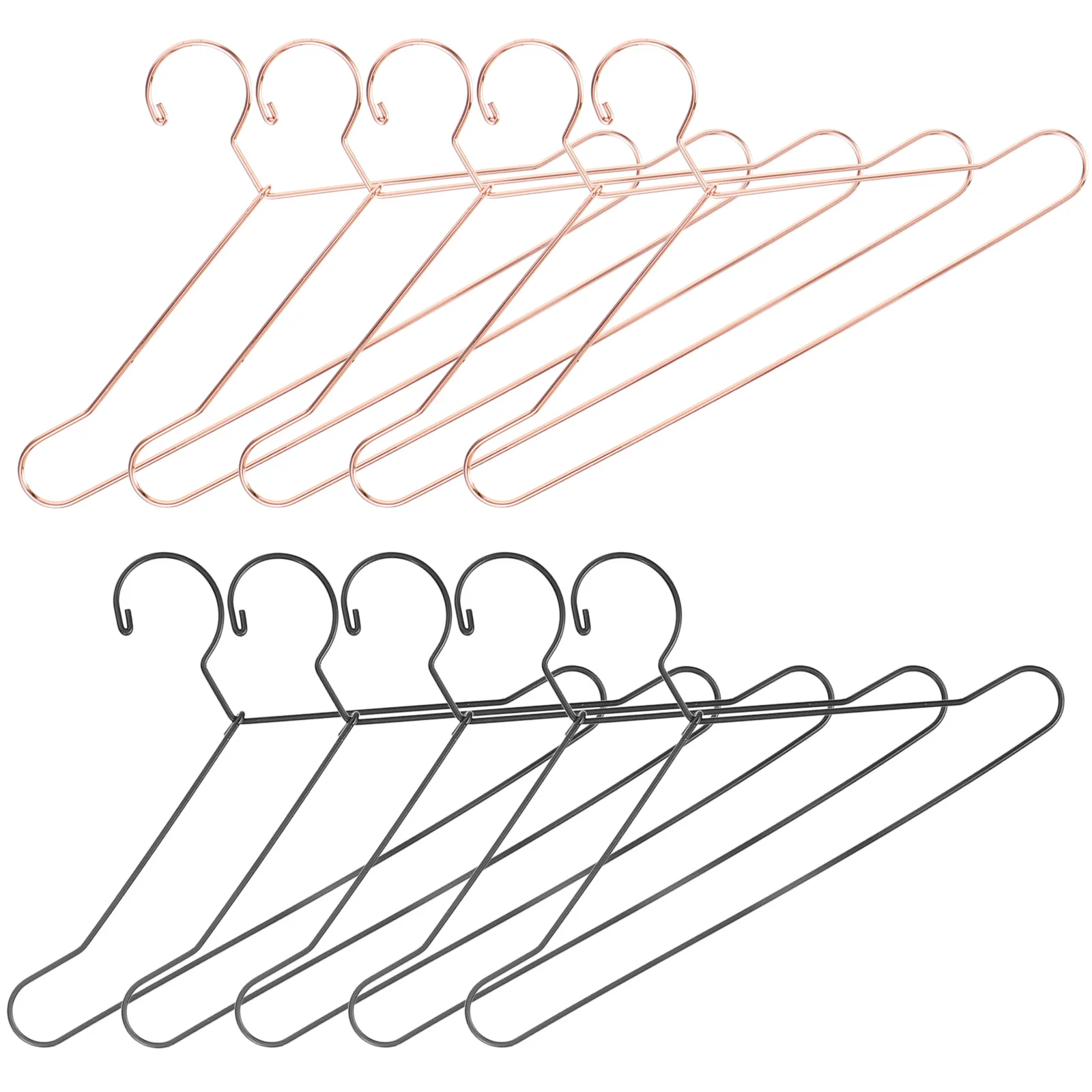 10 pçs mini cabides de roupas para requintado metal pequenos cabides organizador armazenamento estilo retro pendurado rack casa decorativa