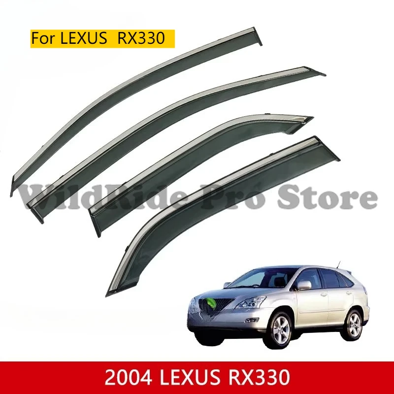Car Window Visor Wind Deflector for LEXUS  RX330  Door Rain Guard Sun Visor 2004