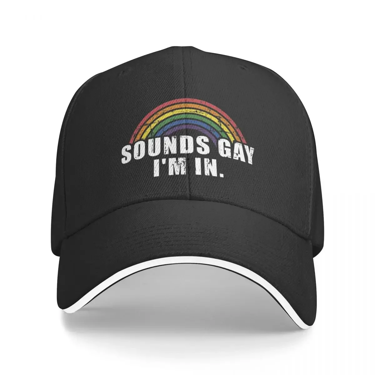 Funny Sounds Gay I'm In - LGBT Pride Cap Fashion Casual Baseball Caps Adjustable Hat Hip Hop Summer Unisex Baseball Hats