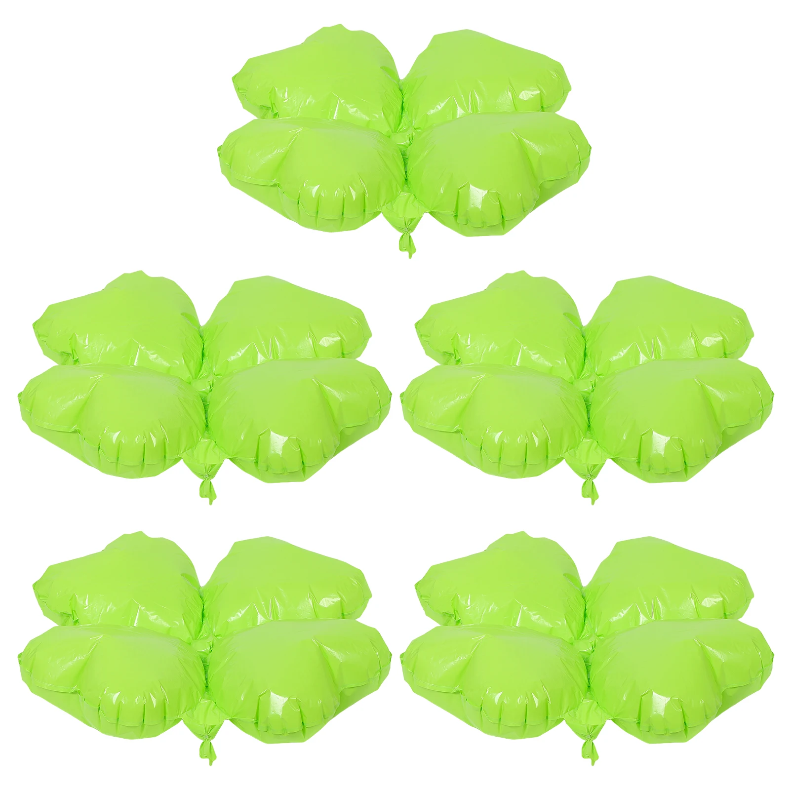 

5Pcs Four Leaf Balloons St Patricks Day Creative Indoor Festival Party Decorations Decorative Balloon Creative Balloon