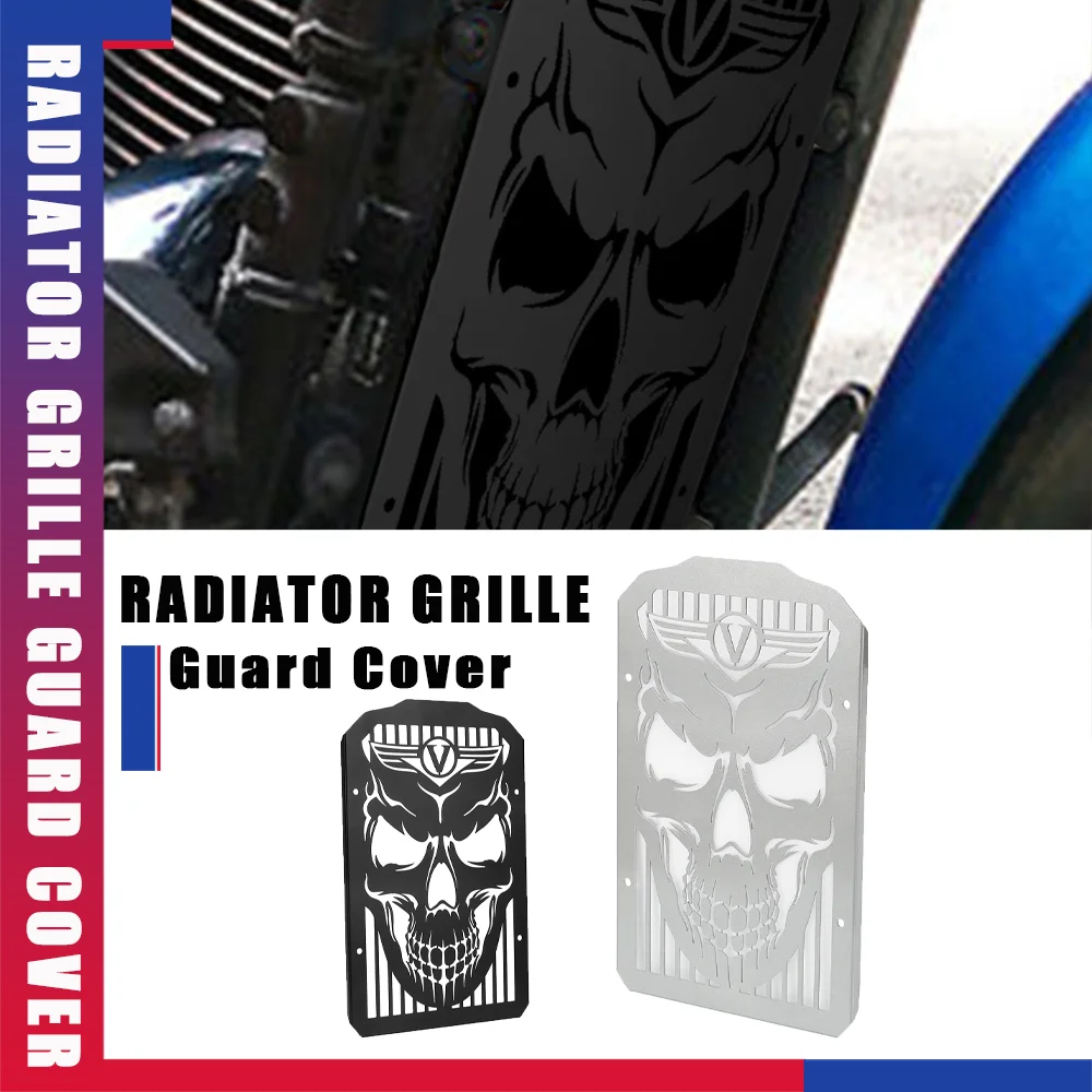 

Motorcycle Accessories For Kawasaki Vulcan 900 VN900 B Classic LT Custom 2006-2024 Radiator Cover Bezel Grille Guard Protector