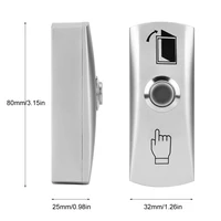 Door Button Door  Door Access Control System Exit Button Door Push Release  (AD-01A) Door Release Button 4