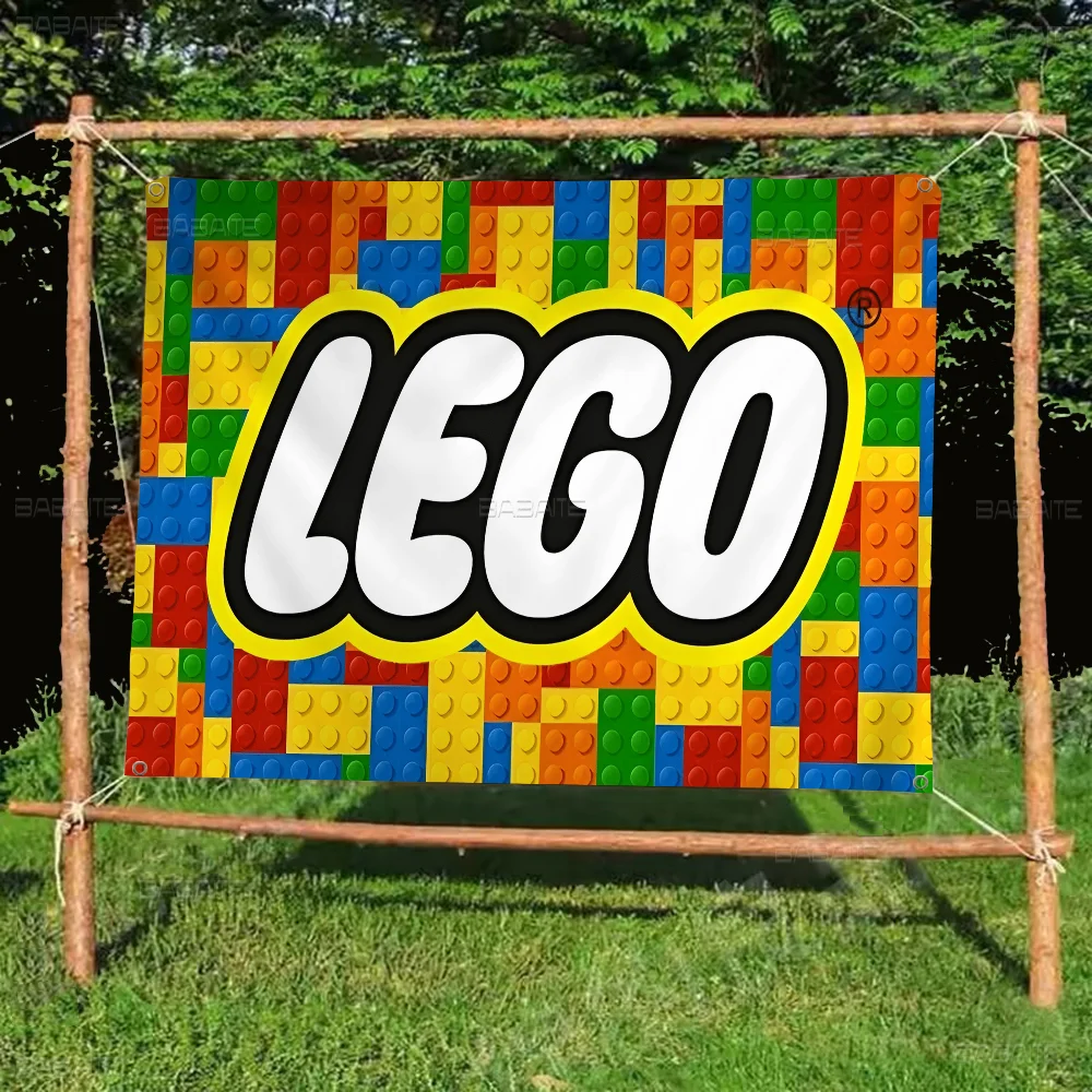 L-LEGOS Grote Winkel Kunst Promotie Reclamecabine Vlag Opknoping Banners