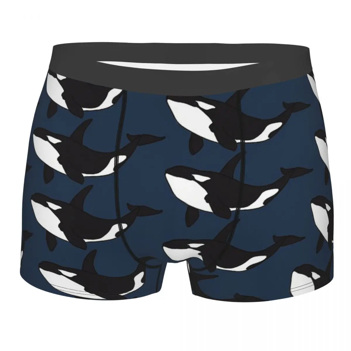 

Meme Orcinus Orca Whale Dolphin Underpants Homme Panties Male Underwear Comfortable Shorts Boxer Briefs