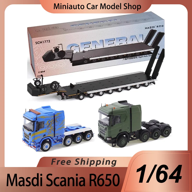 Diecast Scania: The Ultimate Guide to Masdi's 1:64 Eight-Axle Semi