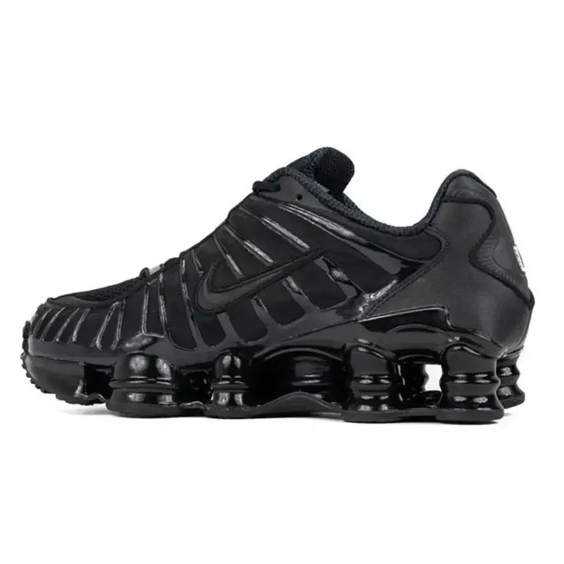 Hot Nike Shox TL 1308 Column Men's Gold Black Comfortable Cushion Outdoor Sports Running Shoes Size 40-46 OA