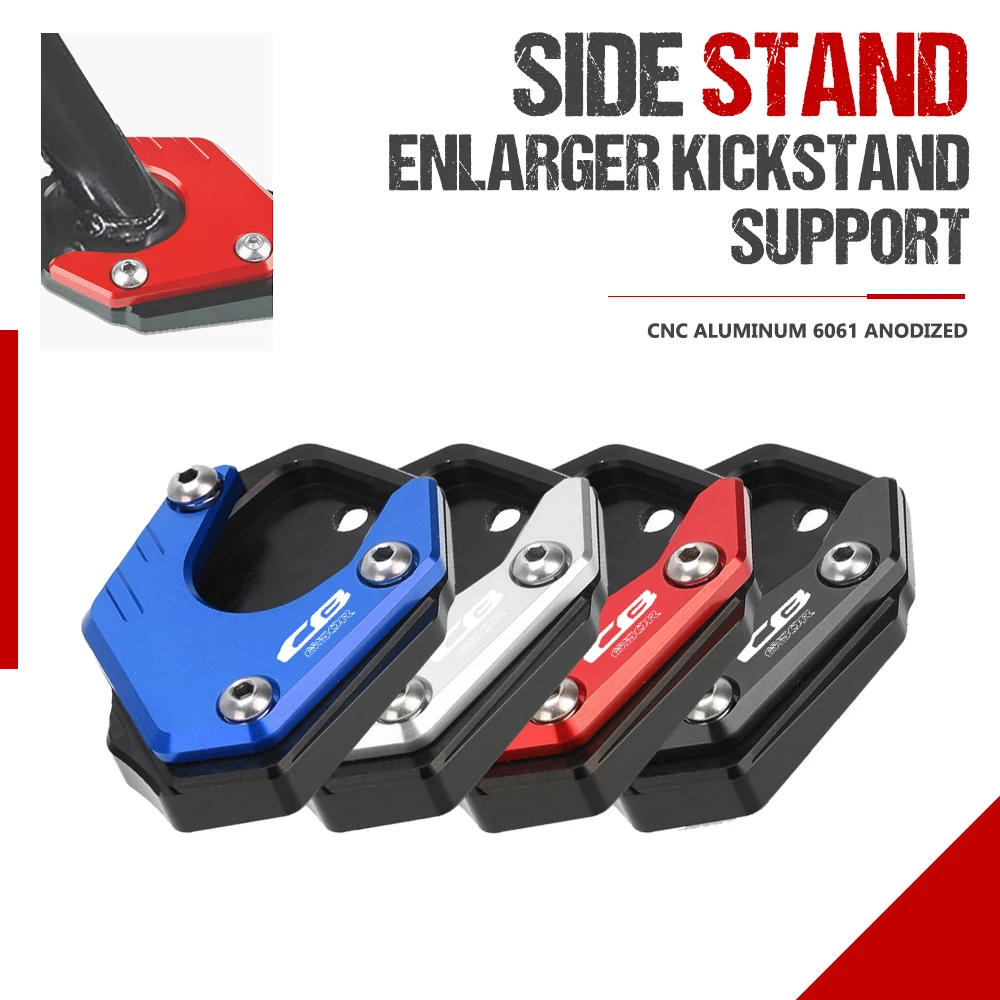 

For HONDA CB400 CB500F CB500X CB125R CB300R CB400X CB650R CB300F Kickstand Extender Side Stand Extension Foot Pad Support Plate