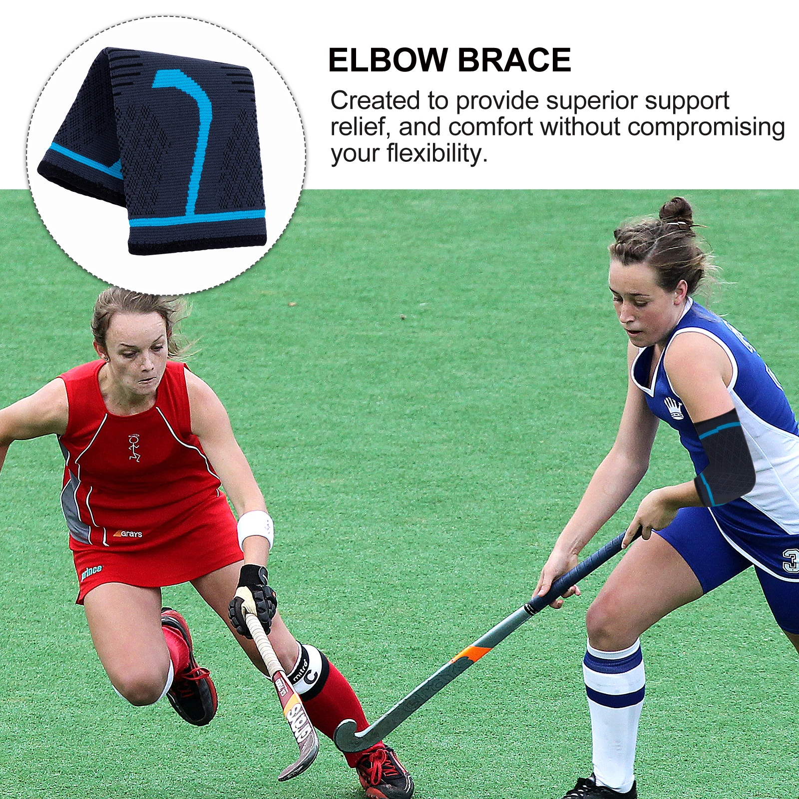 

Sports Elbow Pads Brace Guard Sleeve Women Protective Gear Protector Nylon Cloth Tennis Support