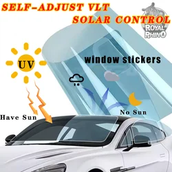 152/100/76/50CM Front Rear windshields Car Window Solar Tint Photochromic Film Light 78-15%/Dark 38-7% Heat Rejection Block UV