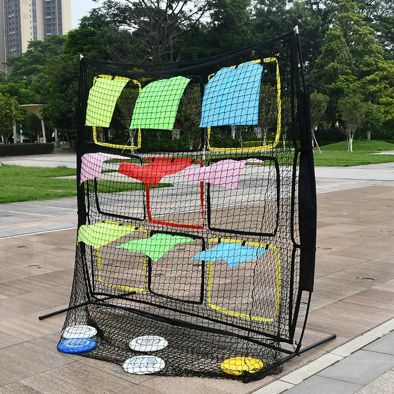 Frisbee Jiugongge Outdoor Training Network Jiugongge Frisbee Practice Network Game Props Throwing Accurately