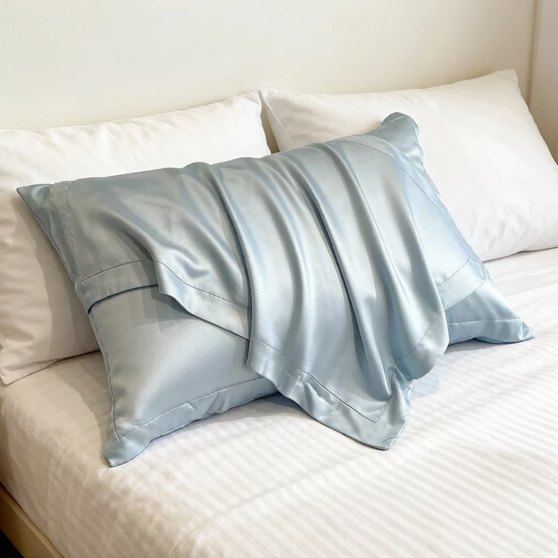 

Luxury Silky Touch Lyocell Pillowcase Skin Friendly Hotel Quality Pillow Cover;Minimalist Cool-Comfort Home Pillow Cover