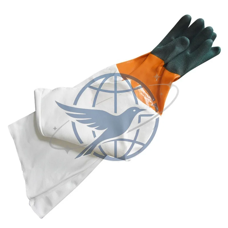 synthetic gloves for sandblasting machine, sandblasting machine accessories are breathable, comfortable and wear-resistant