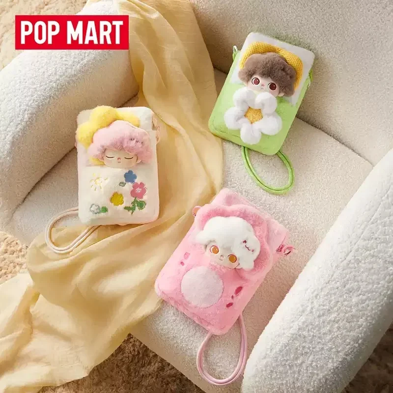 Pop Mart Dimoo Weaving Wonders Series Phone Bedding Bag Anime Action Figure Guess Bag Ornament Figurines Home Decor Desktop