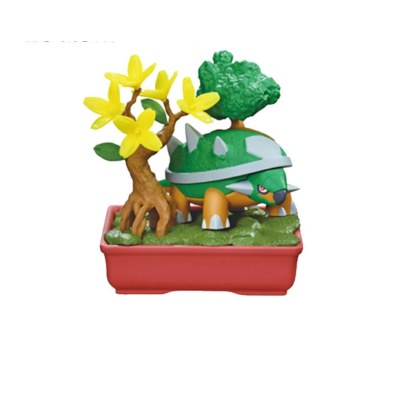 Oryginalne zabawki z anime Pokemon, gadżety z gier animowanych, bonsai 03 Articuno w pudełku, figurki kolekcjonerskie typu gacha/gashapon, figurki akcji anime.