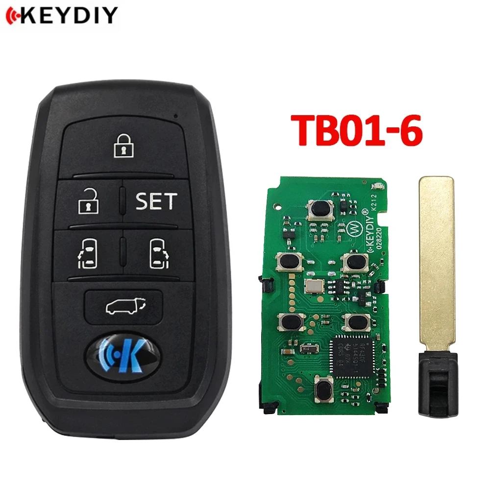 1 szt. Inteligentny klucz KEYDIY KD TB01 z TB01-3 8A Chip transpondera TB01-4 TB01-5 TB01-6 uniwersalny pilot KD do Toyota Corolla