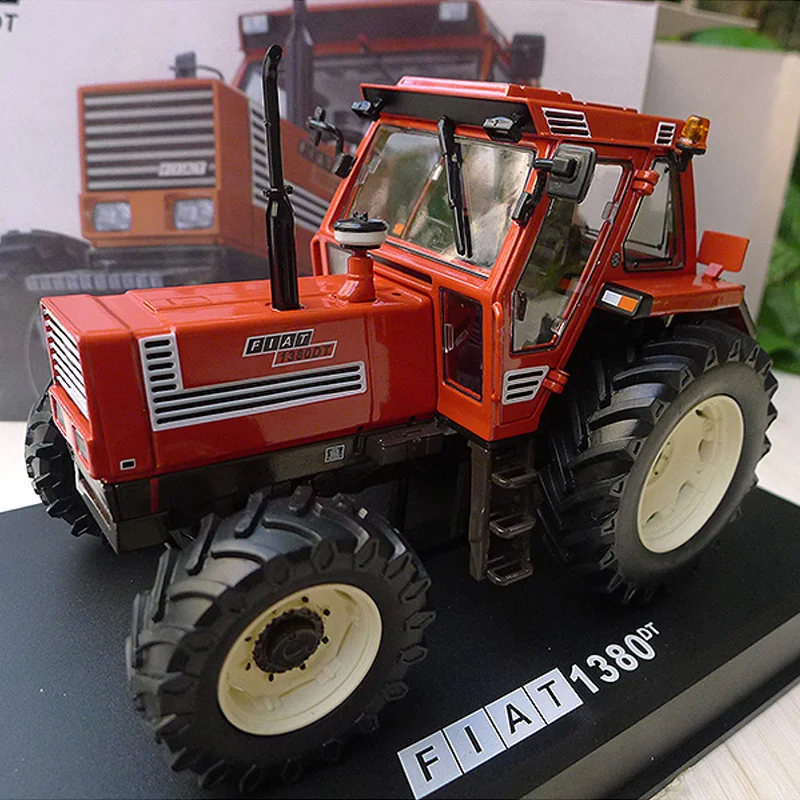 

Diecast Alloy 1:32 Scale Fiat 1380DT Agricultural Tractor Cars Model Adult Classics Collection Toys Souvenir Gift Static Display