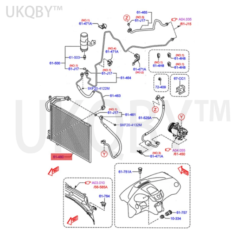 apply Fo rd Wi ng Ti ge r 13 1.6 Heat dissipation network CV611970FC