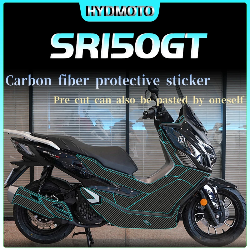 For VOGE SR150GT 2022 2023 sticker protection sticker carbon fiber film sun protection waterproof car sticker modification acces