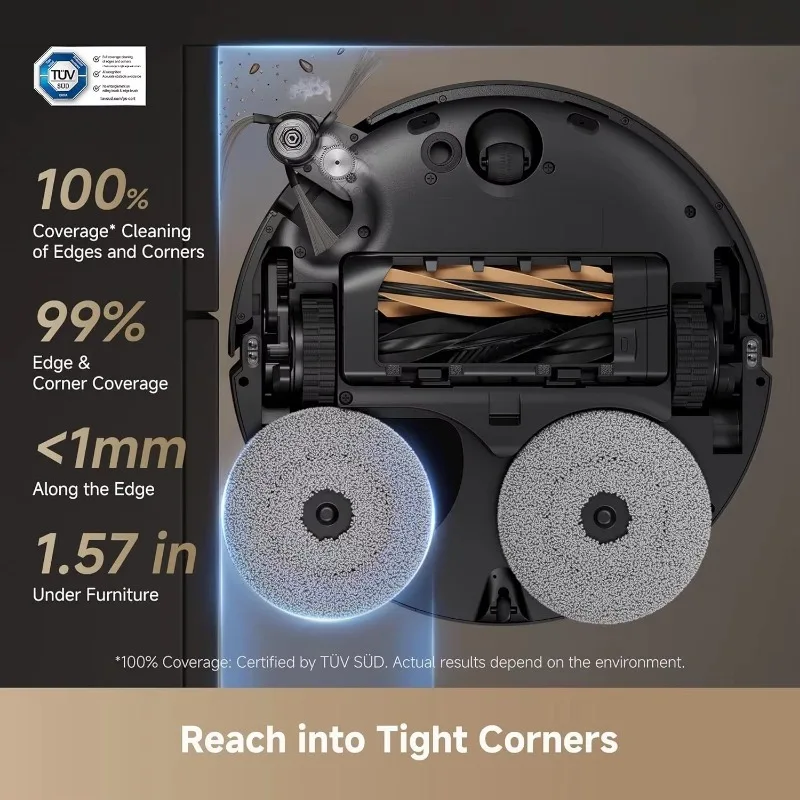 X30 Pro Robot Vacuum All-in-One Cleaning Sweep Mop and Dry Cut Anti-Tangle Roller Brush