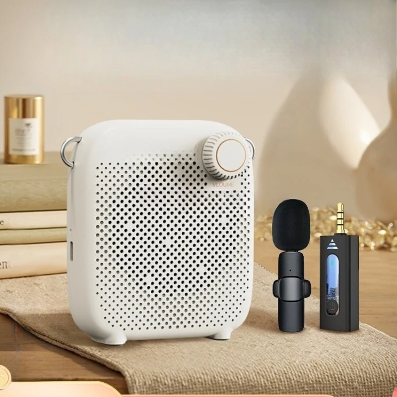 

Little Bee Wireless Lavalier Microphone Loudspeaker Teacher Lectures Microphone Speaker Guide Others