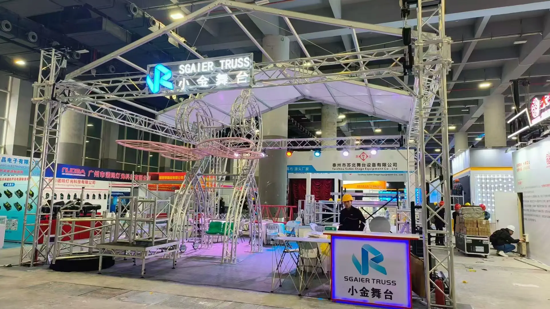 Professional Aluminum Square Truss For Exhibition With CE TUV Certificate Best Sale