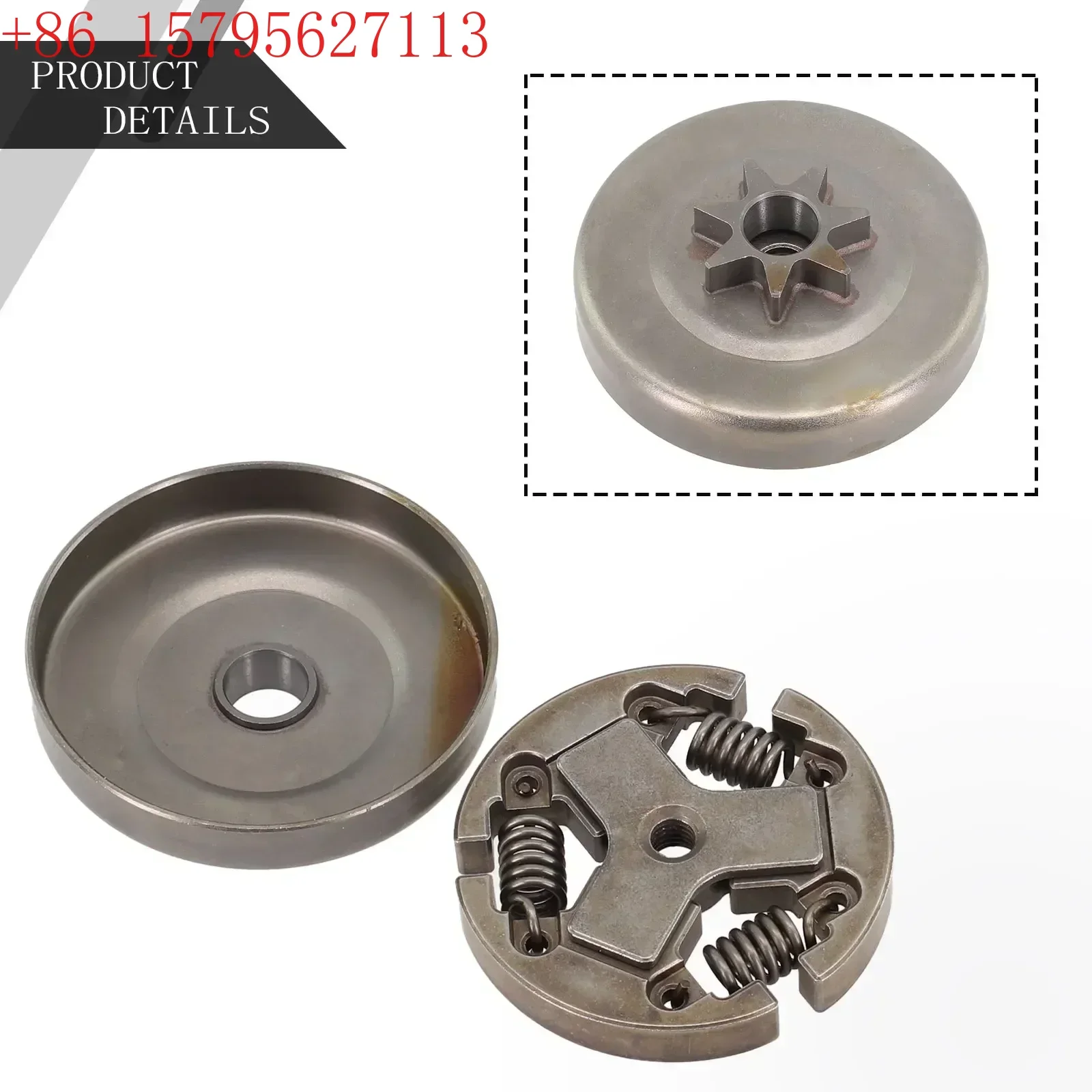 

3/8" 7T Sprocket Clutch Drum Assembly For Echo CS-370 CS-400 CS-440 CS-450 CS-400F CS-370F CS-4200ES CS-420ES Chainsaw