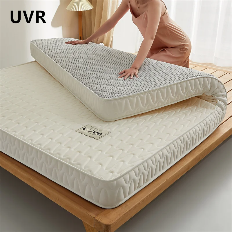 UVR Latex Mattress Slow Rebound Memory Foam Filling Learning Single Thickened Tatami Bedroom Hotel Double Mattress Full Size