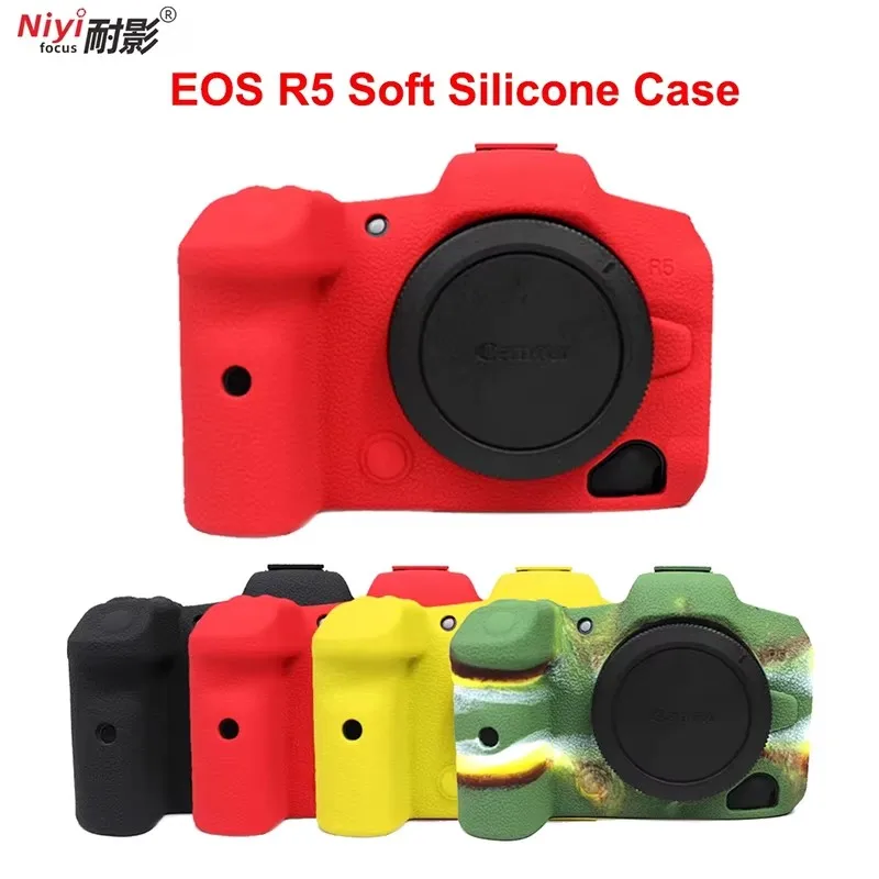 EOS R6 R5 R RP Silicone Case Bag Body Cover Protector Frame Skin for Canon EOS R6 EOSR6 EOSR EOSRP EOSR EOSR5 EOS R7 Camera
