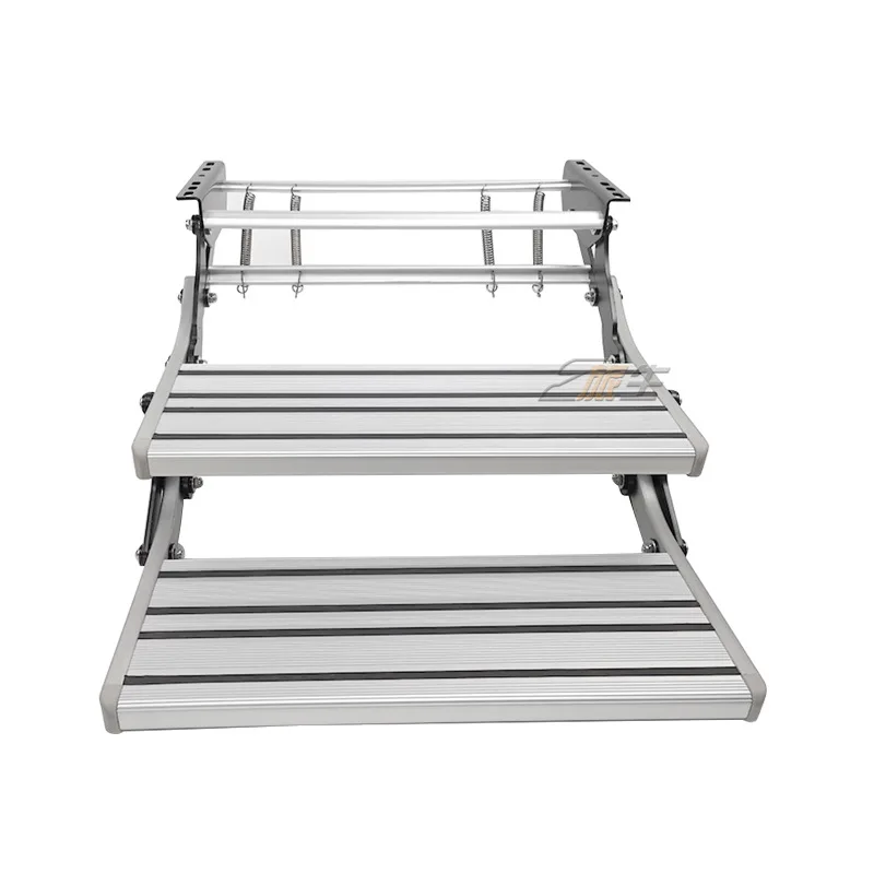 Modificación RV, pedales RV, accesorios RV de bienvenida plegables manuales de doble capa